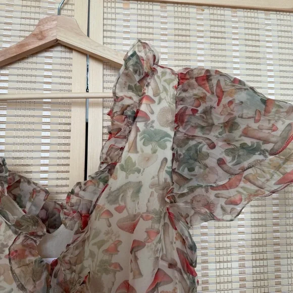 Selkie Floral Ruffle Maxi Dress - Picture 6 of 9